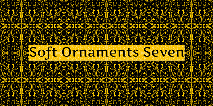 Soft Ornaments Seven字体 1