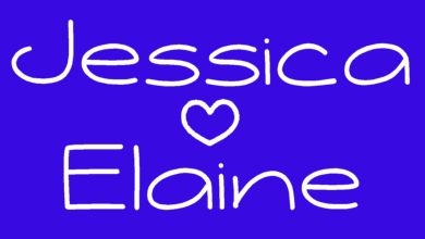Jessica Elaine字体 2