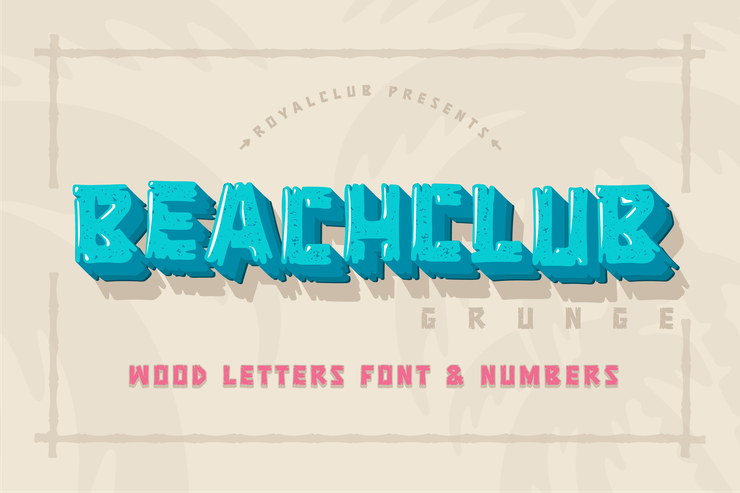 BEACHCLUB Grunge字体 3