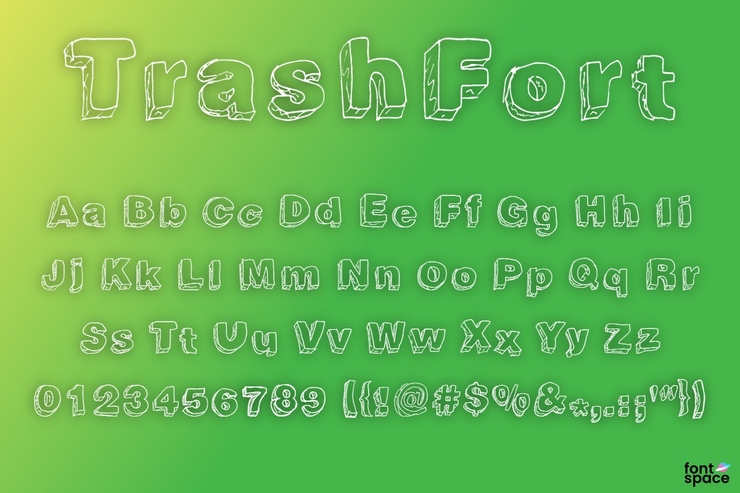 Trash Fort字体 1