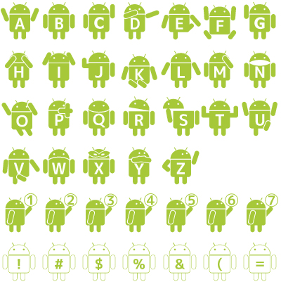 Droid Robot字体 1