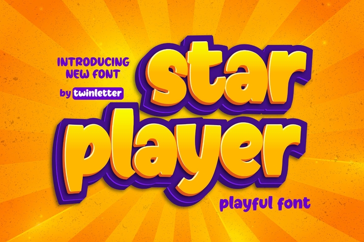 Starplayer字体 3