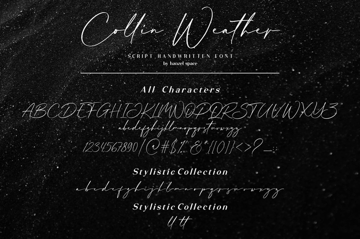 Collin Weather字体 6