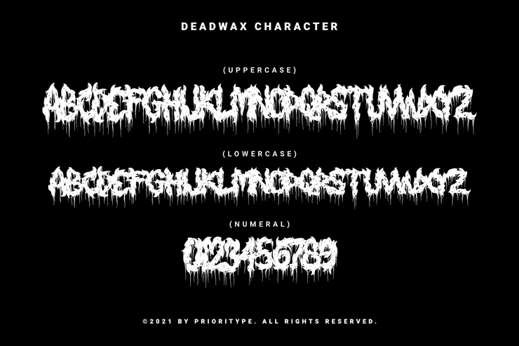 Deadwax字体 6
