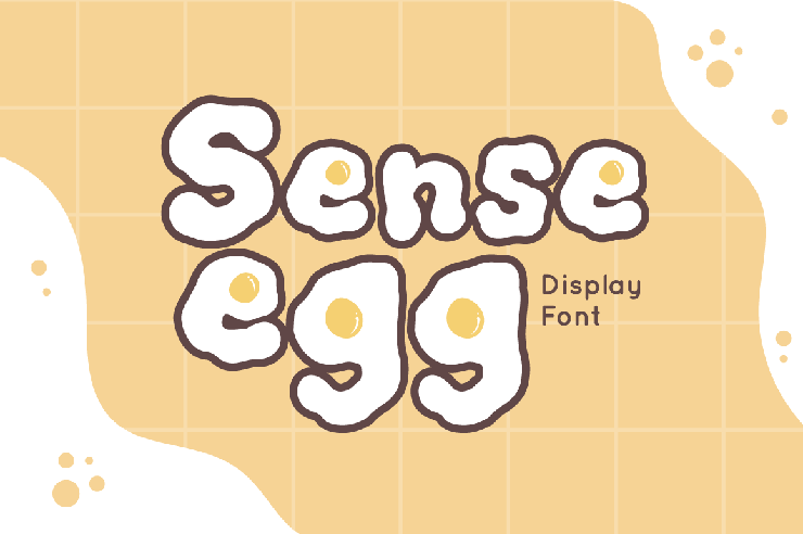 Sense egg Display字体 2