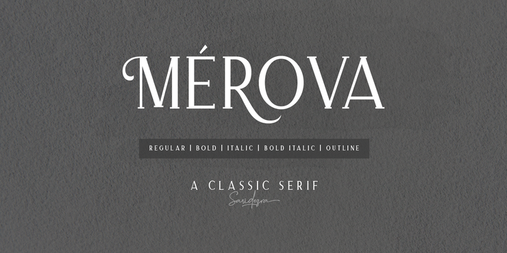 Merova字体 1