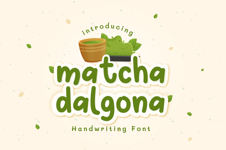 Matcha Dalgona字体 6