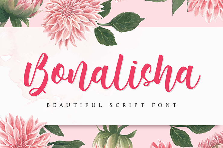Bonalisha字体 1