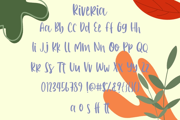 Riveria字体 1
