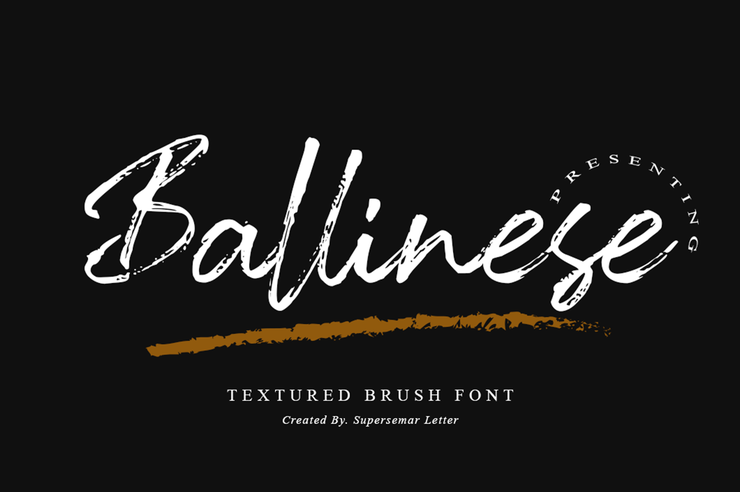 Ballinese字体 7