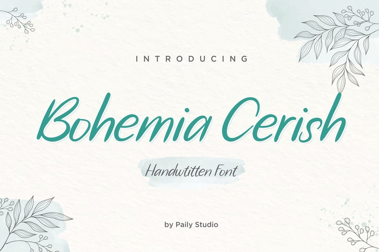 Bohemia Cerish字体 1