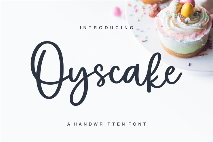 Oyscake字体 8
