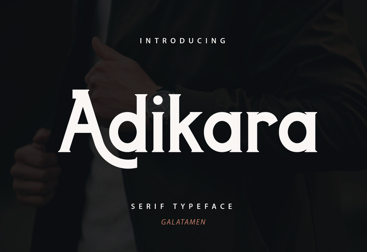 Adikara字体 1