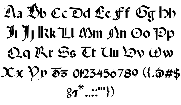 Quaerite Regnum Dei字体 2