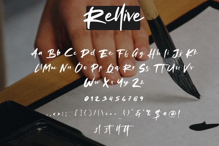Rellive字体 4
