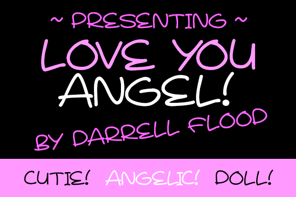 Love You Angel字体 1