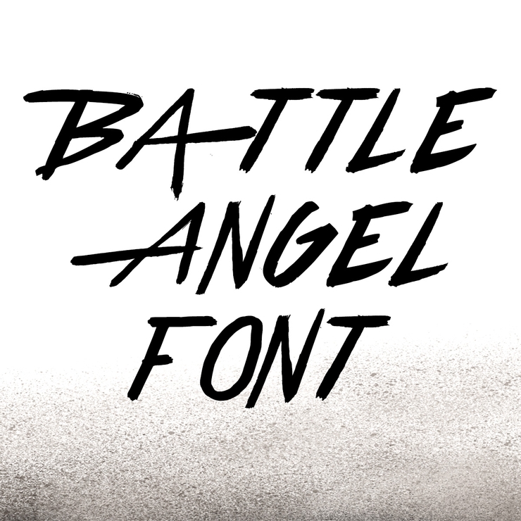 Battle Angel字体 1