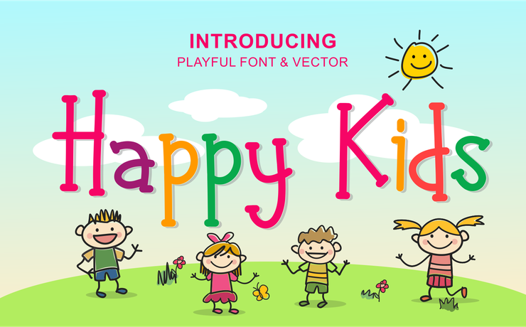 Happy Kids字体 1