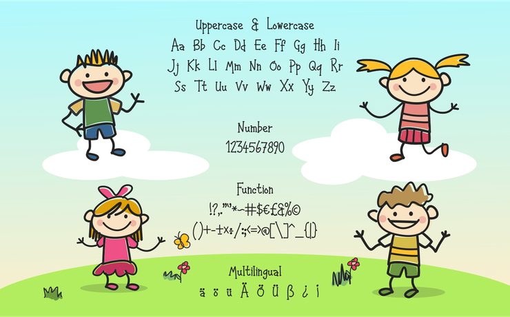 Happy Kids字体 2