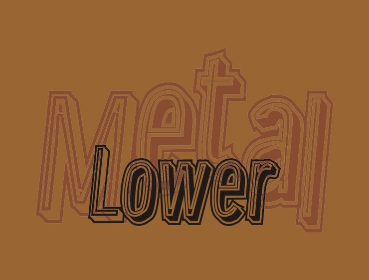 Lower Metal字体 1