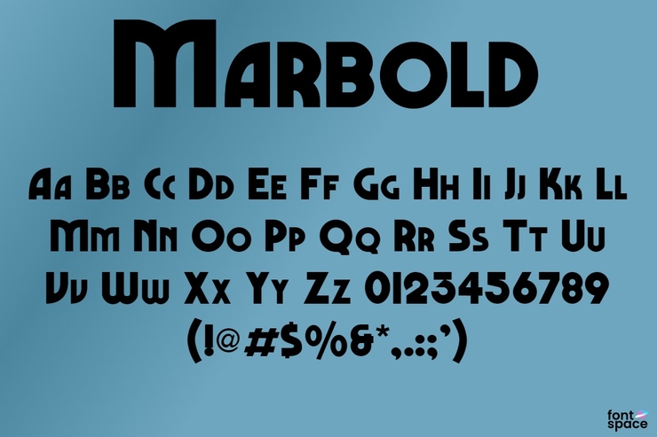 Marbold字体 1