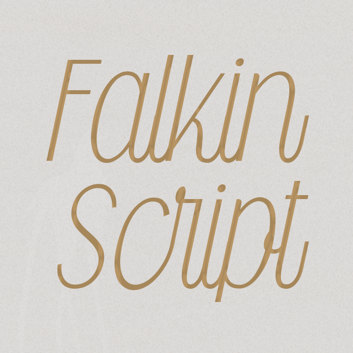 Falkin Script字体 1