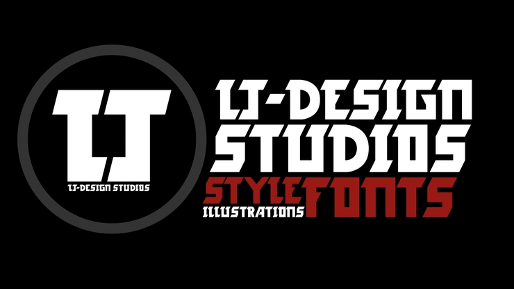 LJ-Design Studios Logo字体 1