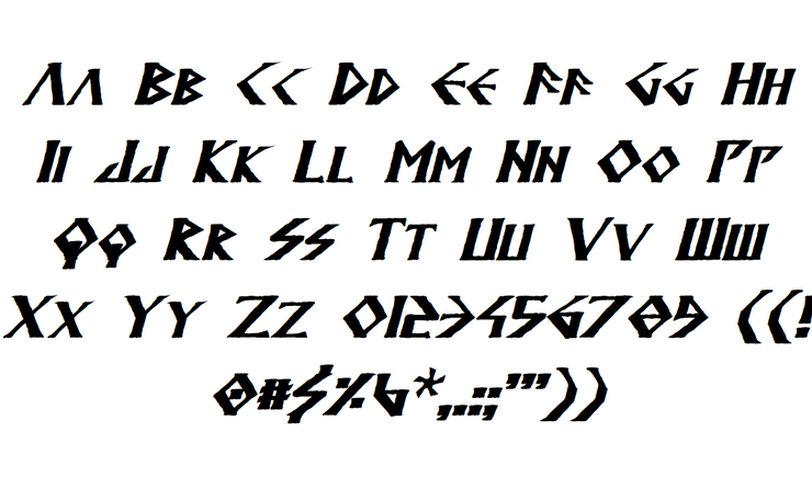 Anglodavek字体 4