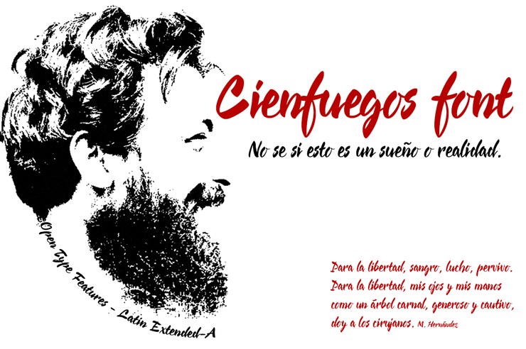 Cienfuegos字体 3