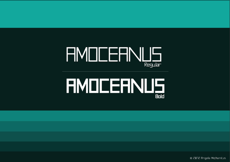 AMOceanus字体 1