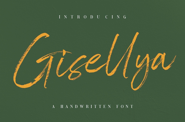 Gisellya字体 1