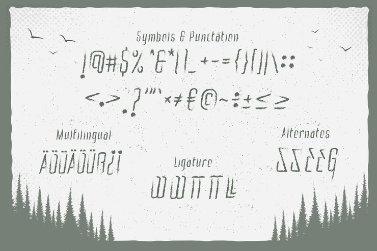 Mystic Forest字体 8