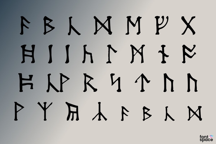 Moon Runes字体 1