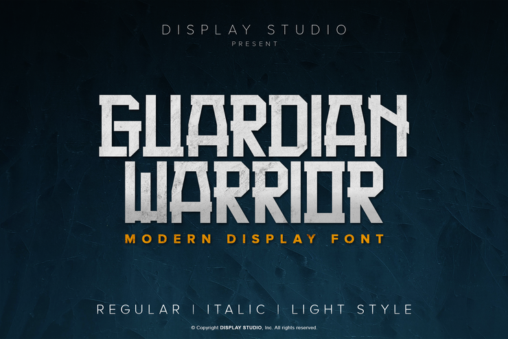 Guardian Warrior字体 1