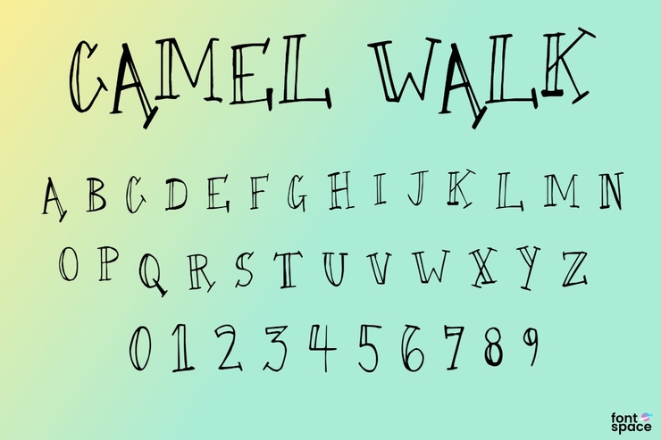 Camel Walk字体 1