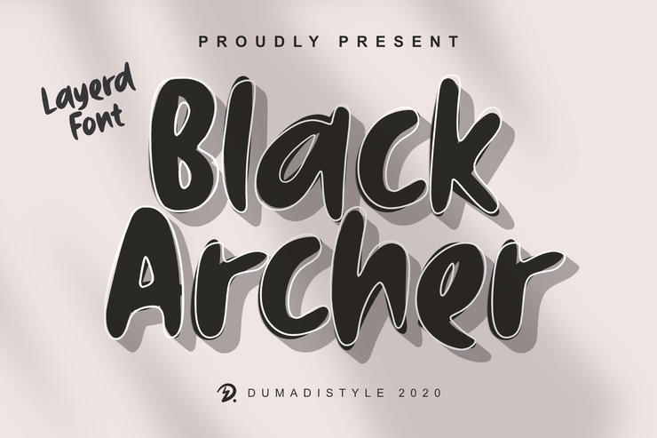 Black Archer字体 6
