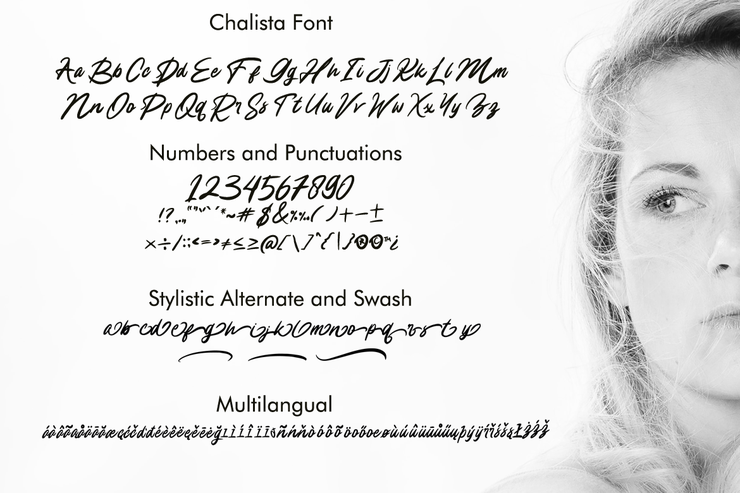 Chalista字体 1