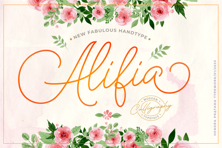 Alifia字体 1