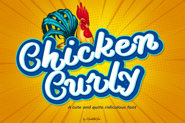 Chicken Curly字体 3