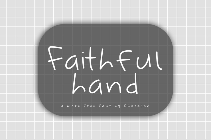 Faithful Hand字体 1
