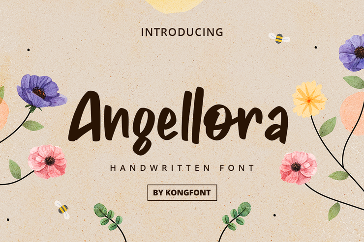 Angellora字体 1
