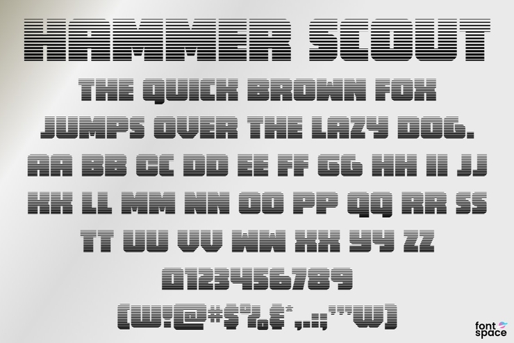 Hammer Scout字体 1