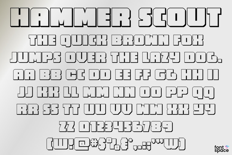 Hammer Scout字体 5