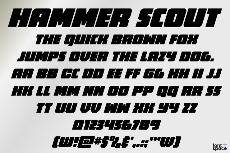 Hammer Scout字体 7