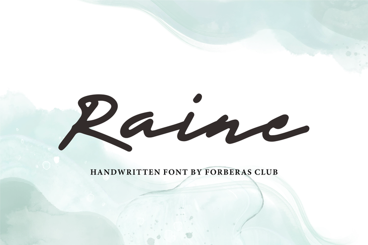 Rainee字体 4