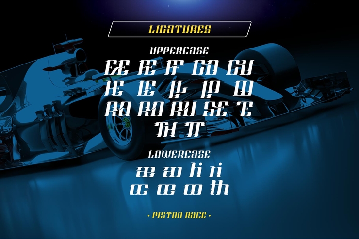 Piston Race Vertion字体 7