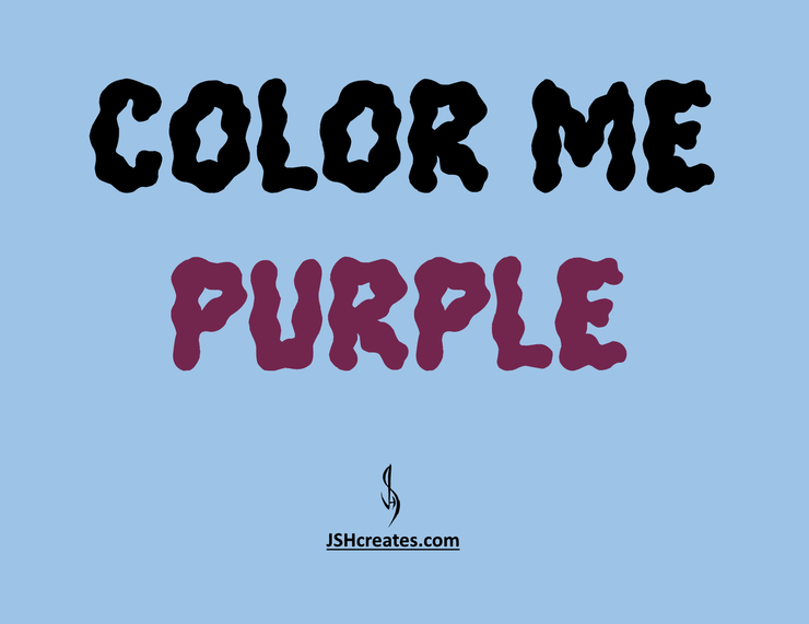 Color Me Purple字体 1