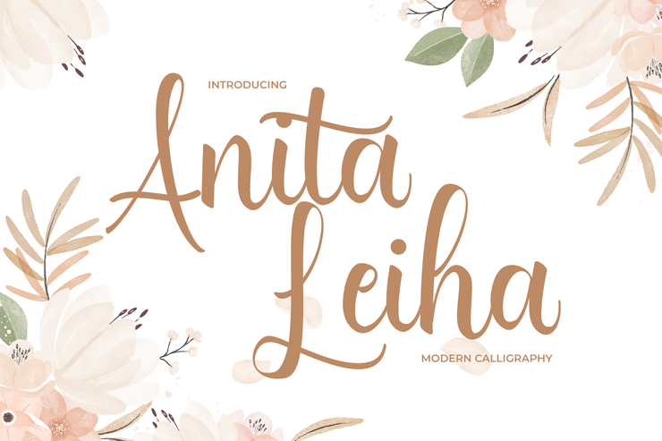 Anita Leiha字体 3