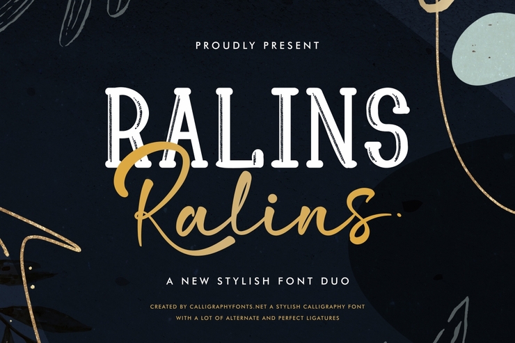 Ralins字体 6