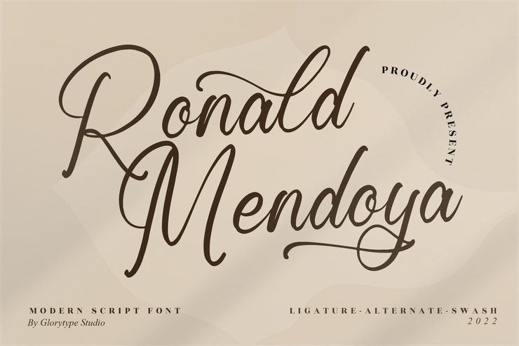 Ronald Mendoya字体 9